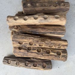 Wood Tea Light Centerpieces 