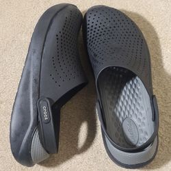 Crocs LiteRide Black men's size 9, women's size 11