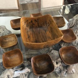 Lovely Wooden Bowels