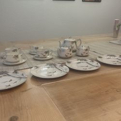 Authentic Antique Japanese Tea Set