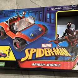 Marvel Spider-Man Spider-Mobile Vehicle with Miles Morales Action Figure