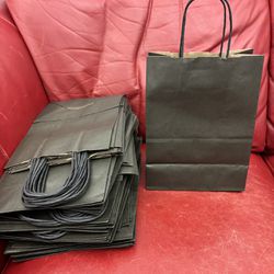Black Kraft Gift Bags