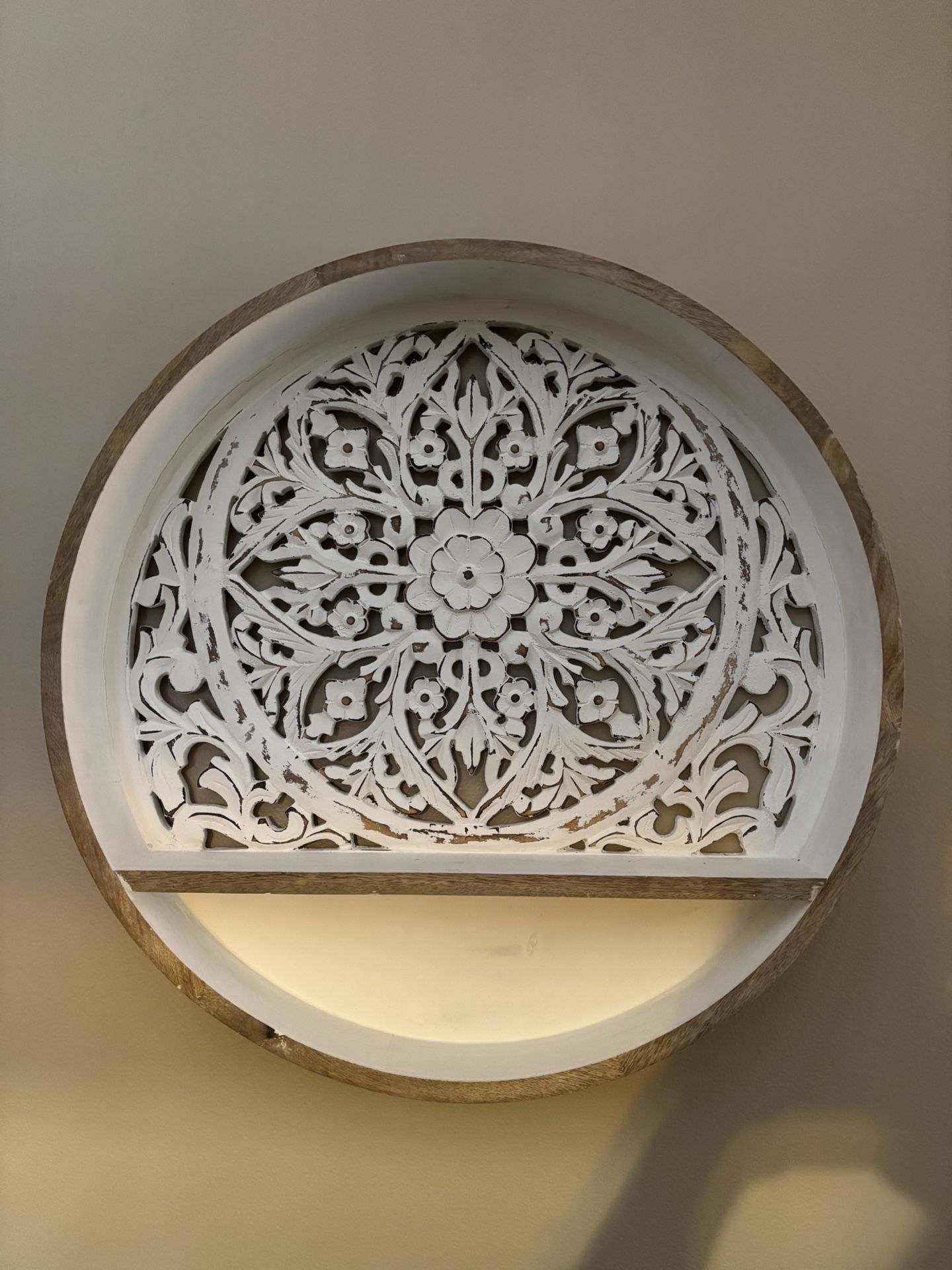 Round Wood Art Piece