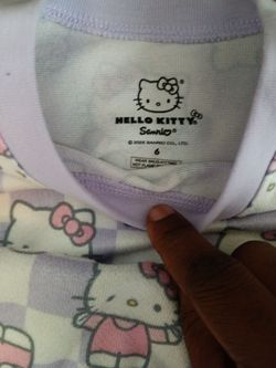 Hello Kitty Sanrio Kids Pajama Size 6