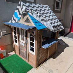 Wooden Outdoor Playhouse