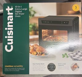 Cuisinart Extra-Large 26L 10-in-1 Digital Air Fryer Oven NEW
