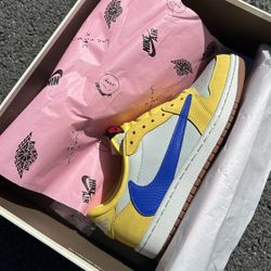 Jordan 1 Low OG SP Travis Scott Canary 