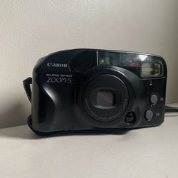 CANON SURESHOT ZOOM-S 35MM FILM CAMERA AF CANON ZOOM LENS POINT AND SHOOT