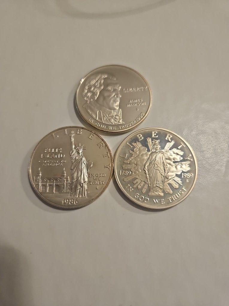3 Silver Coins