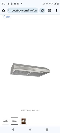 Broan Range Hood Stainless Steel 36" Reg Retail $379