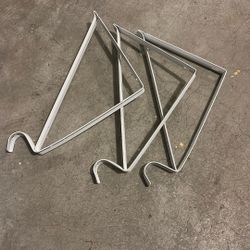 3 Wall Brackets For Closet