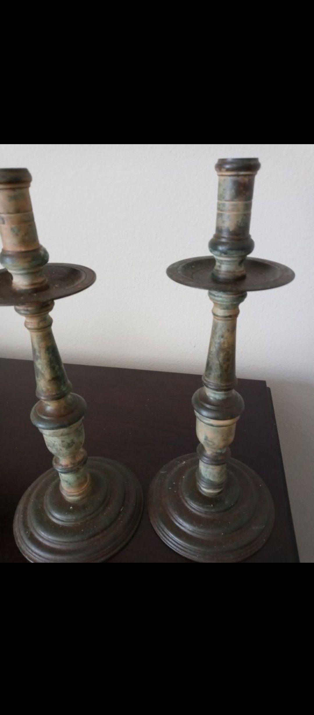 Metal candle stick holders