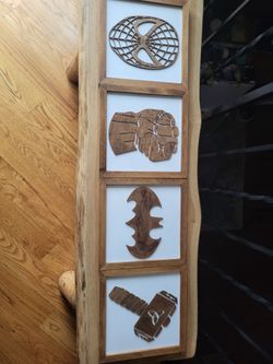 Marvel/DC Wood Art