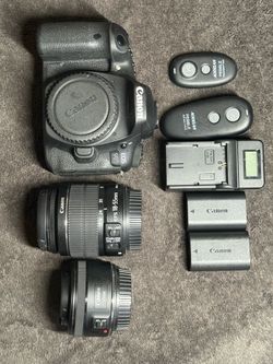 Canon EOS 90D 32.5MP Digital SLR Camera w/ EF-S 18-55mm &  EF 50mm Lens