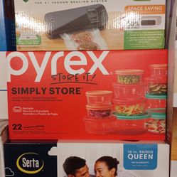 Pyrex Simply Store Glass Storage Set 22pc New