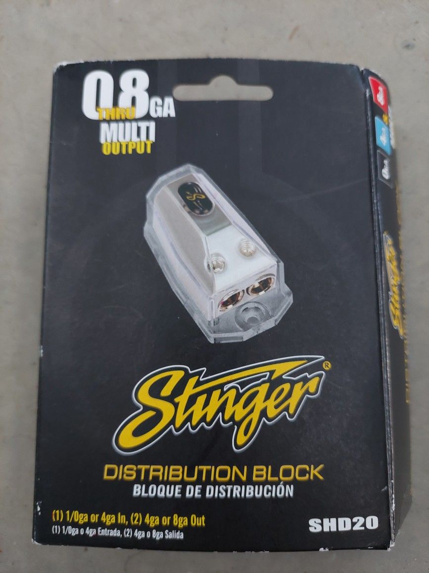 New Stinger Distribution Block