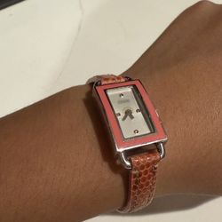 Authentic Rare Coach Pink Breast Cancer Awareness Watch