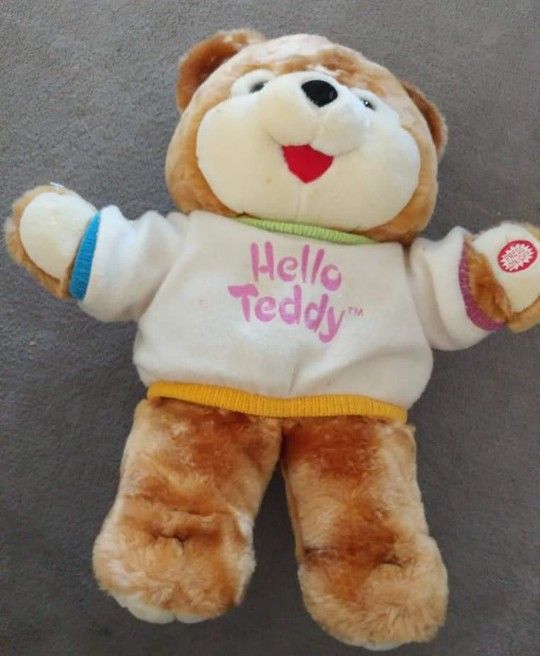 15 in hello Teddy interactive talking bear