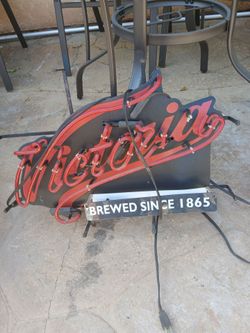 Victoria Beer Neon Bar Sign