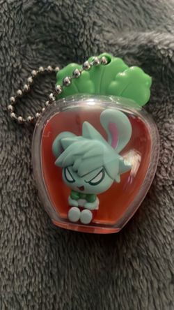 Alien Stage Small Till Carrot Bunny Keychain Teal Color Blind Box (No box)m