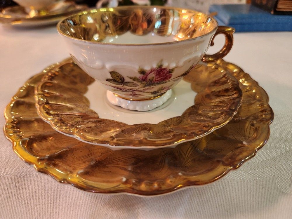 Vintage GKC #22 Porcelain Dessert and Cup and Saucer