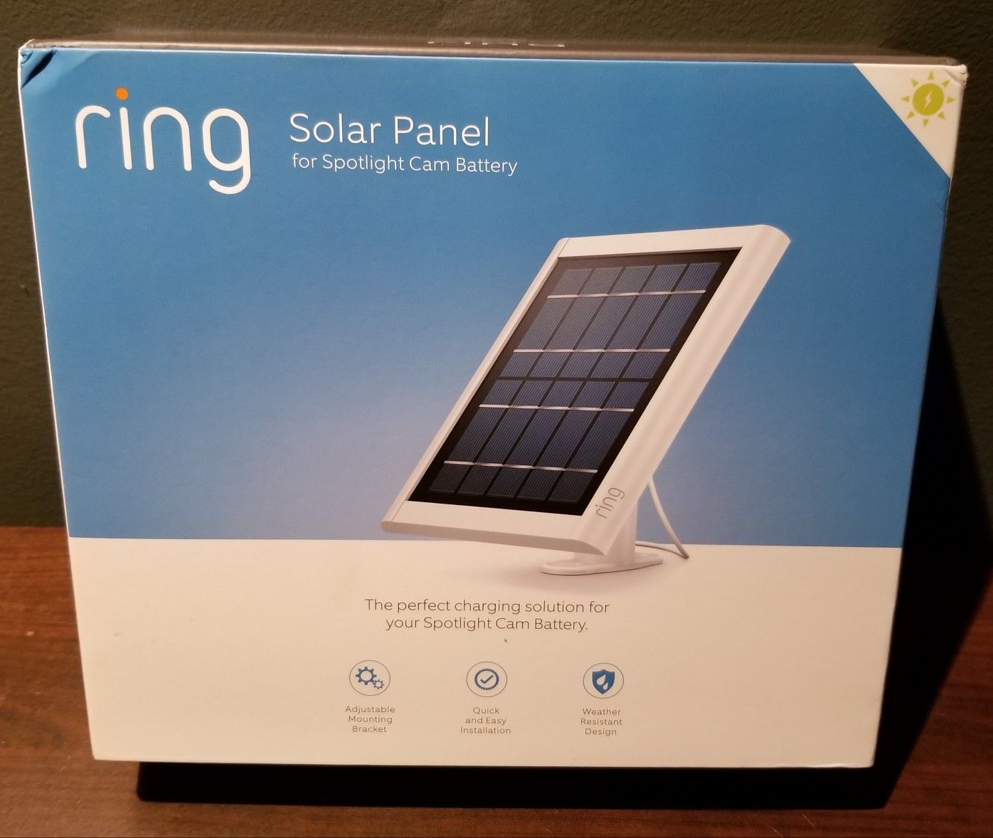 Ring Solar Panel for Spotlight Cam Battery (White)
