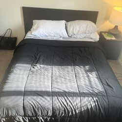 IKEA QUEEN MATTRESS AND BEDFRAME