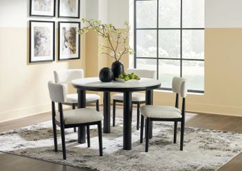 5 PC DINING SET- DINING ROOM, 4 CHAIRS