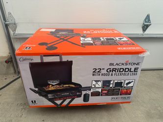 Blackstone 2-Burner 22" Propane Griddle with Flexfold Legs Brand New Sealed