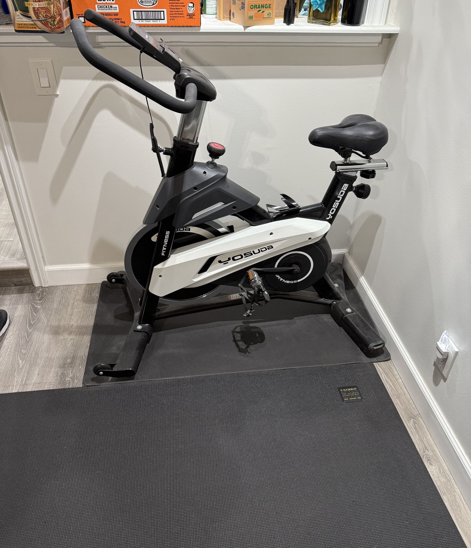 Yosuda Stationary Exercise Bike 43LB Flywheel Belt Drive