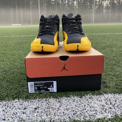 Nike Air Jordan Retro 12 Black University Gold Size 9