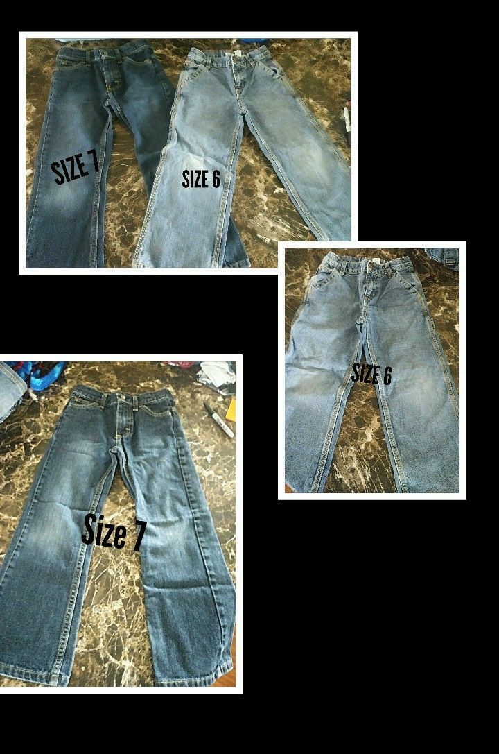 Boys Jeans size 6 & 7