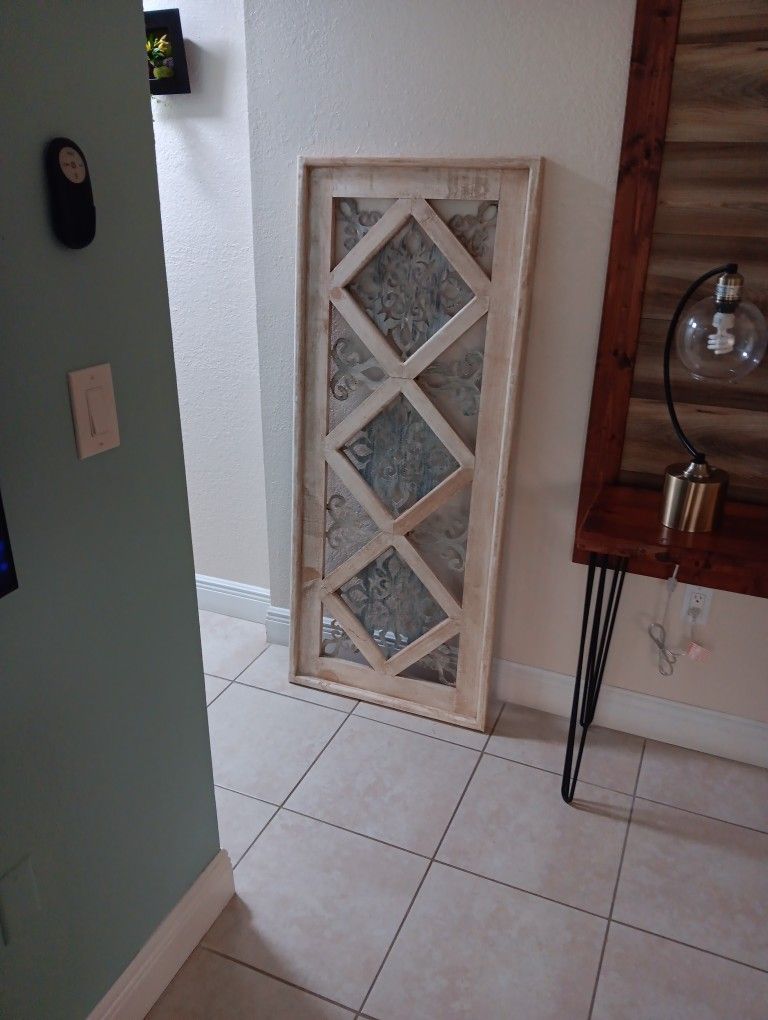 25 Inches By 60 Inches Wall Art. Bone Color.
