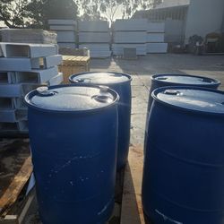 50 gallon chemical barrels