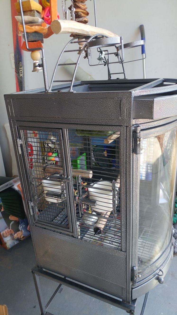 Kaytee EZ Care Bow Front Playtop Birdcage for Sale in West Sacramento CA OfferUp