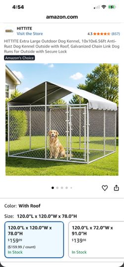 Outside Dog Kennel