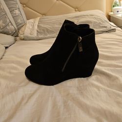 2inch Heel Wedges black 9w Woman's 