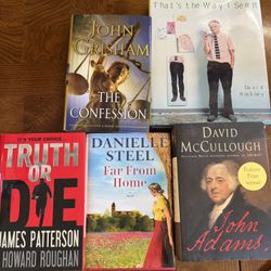 John Grisham The Confession, That’s The Way I See It, Truth Or Die ,Far From Home And John Adam’s 