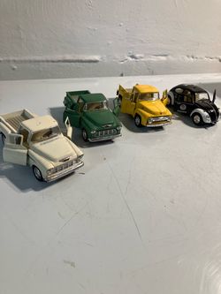 Mini kinsmart diecast trucks