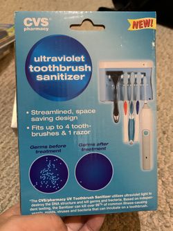 Ultraviolet toothbrush sanitizer