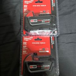 Milwaukee M18 5.0 Batteries 