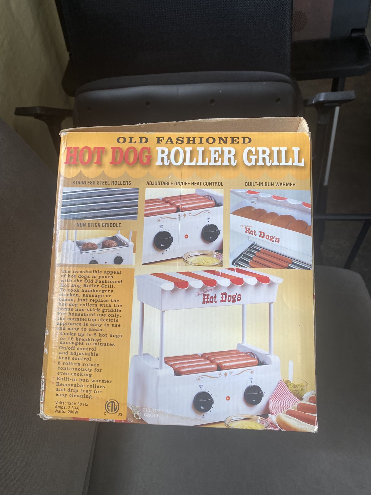 New Hot Dog Roller, Grill, Bum Warmer