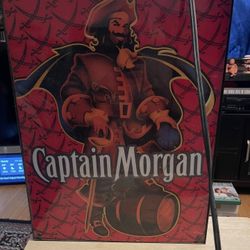 Captain Morgan Rum Lighted Bar Light Box Sign Wall Decor 18.5" 