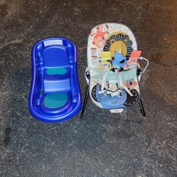 Baby Bouncer/ Wash Tub Combo