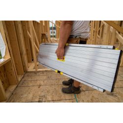 Durable Aluminum Slim Folding Work Platform Stepping Ladder Easy Carry and Mobile and Lightweight