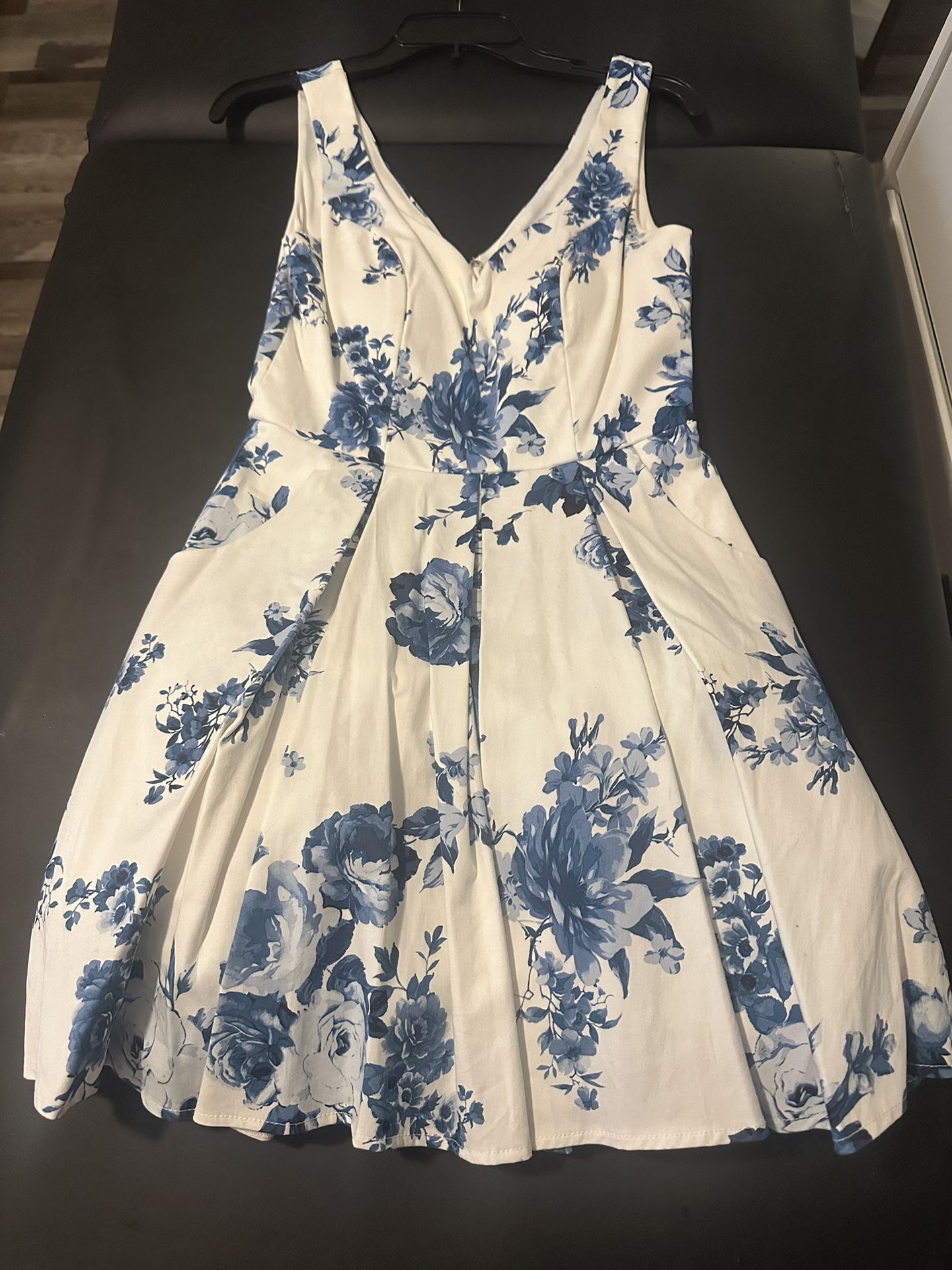 Trixxi Clothing Company Blue Floral Dress