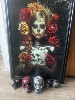 Candy Skull portrait