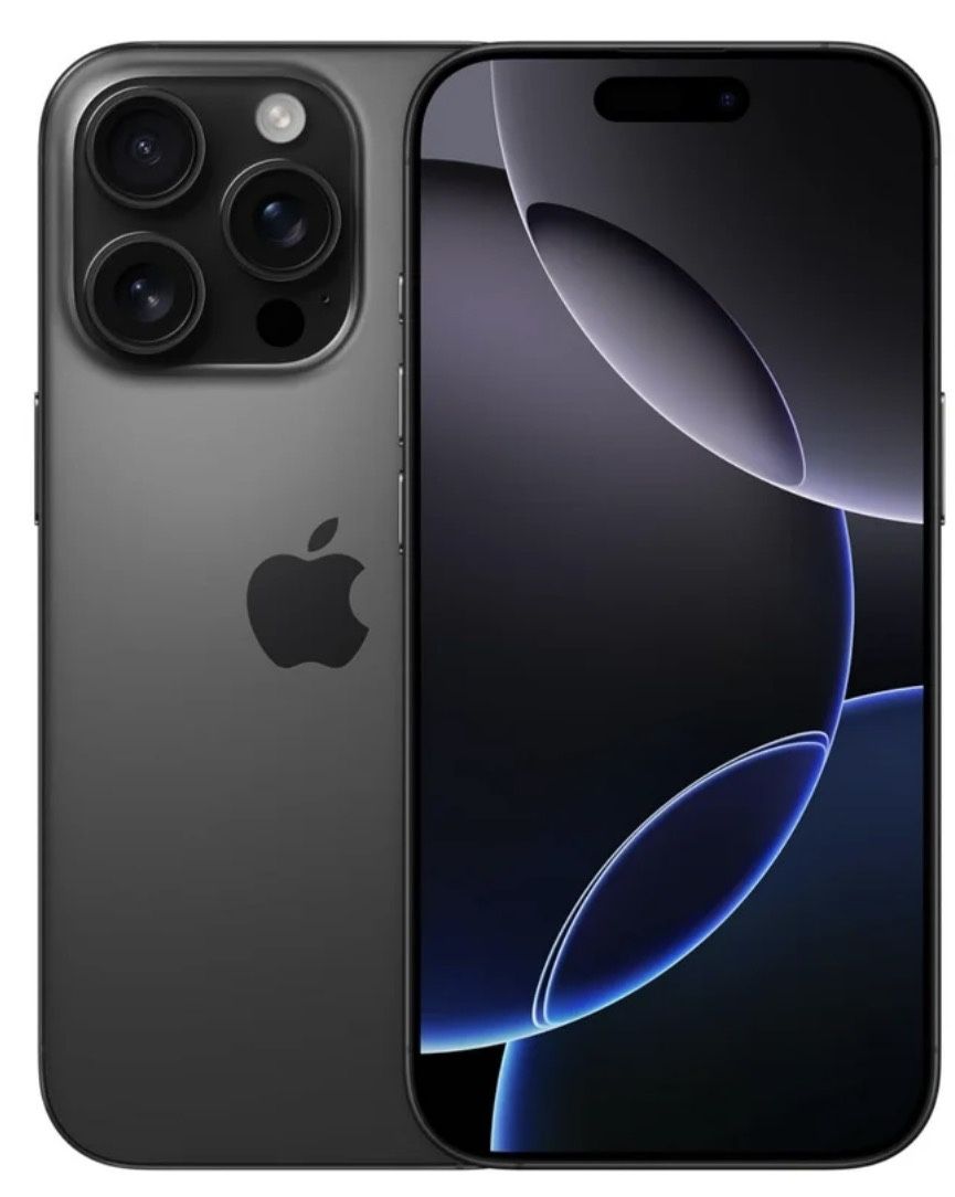 Black iPhone 16 Pro Brand new UNOPENED BOX