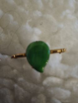 Beautiful Antique Goldplated Bar Brooch