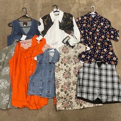 Vintage shirts and vest LOT